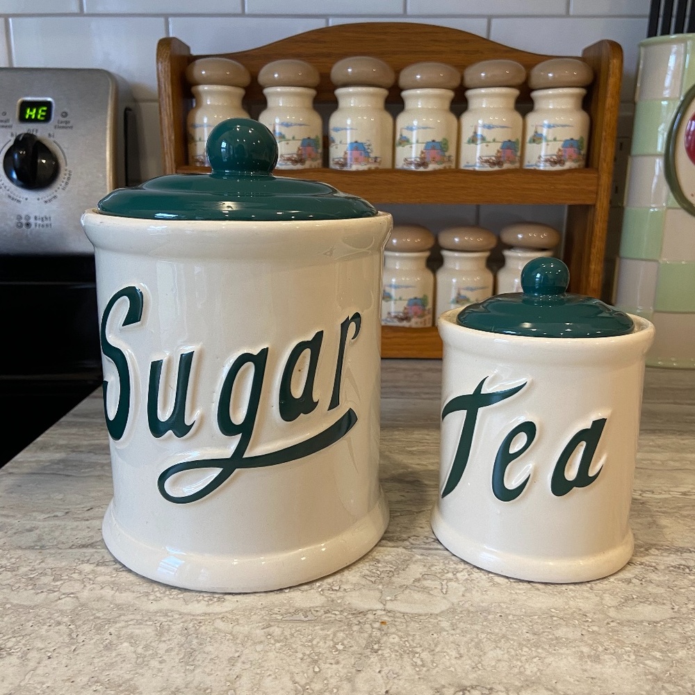 Vintage Himark Ceramic Canister Set